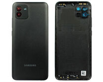 Задняя крышка Samsung A035F A03 черная 1 класс