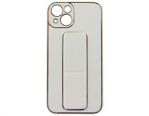 Чехол iPhone 13 Sunny Leather+Stander (белый) 