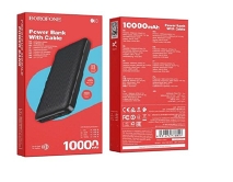 Внешний аккумулятор Power Bank 10000 mAh Borofone BJ3 Minimalist черный 