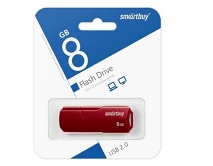 USB Flash SmartBuy CLUE 8GB бордовый, SB8GBCLU-BG 