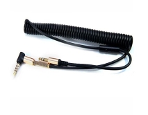 AUX Hoco UPA02 аудиокабель 3.5мм - 3.5мм, 2м, с микрофоном черный