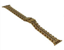 Ремешок Watch Series 42mm/44mm/45mm/49mm NEW 7-bead золото