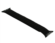Ремешок Watch Series 42mm/44mm/45mm/49mm New leather band на магните, черный #12