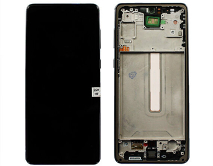 Дисплей Samsung A736B Galaxy A73 + тачскрин + рамка серый (AMOLED LCD Оригинал/Замененное стекло)