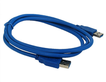 Удлинитель USB 3.0 (папа)-USB 3.0 (папа) 1,5м, синий
