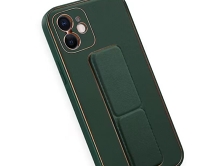 Чехол iPhone 13 Sunny Leather+Stander (темно-зеленый) 