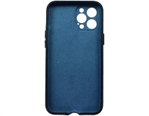 Чехол iPhone 12 Pro Max Leather Magnetic, темно-синий