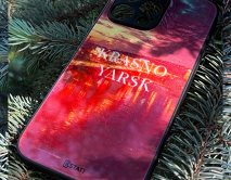 Чехол iPhone X/XS KSTATI Glass Krasnoyarsk