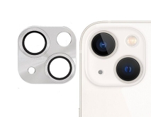 Защитная накладка на камеру iPhone 13/13 mini 3D серебристая