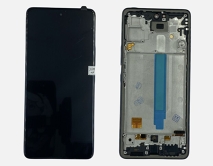 Дисплей Samsung A536B Galaxy A53 + тачскрин + рамка черный (Копия - OLED)