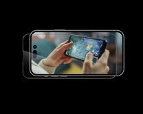 Защитное стекло iPhone 15 Plus ANANK Anti-fingerprint (для игр, не отставляет отпечатков пальцев) матовое черное 