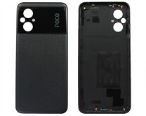 Задняя крышка Xiaomi Poco M5 черная 1 класс