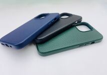 Чехол iPhone 13 Pro Max Classic Leather (темно-зеленый)
